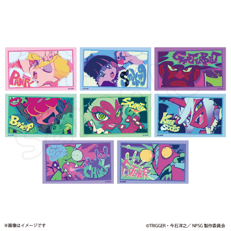 New PANTY & STOCKING with GARTERBELT トレーディングステッカー(8種