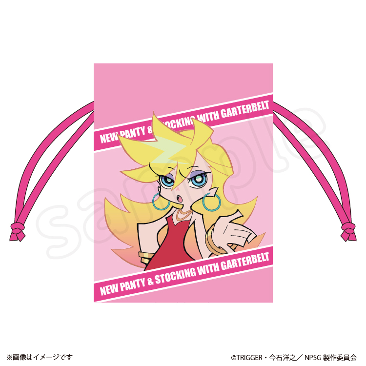 New PANTY & STOCKING with GARTERBELT 豆巾着 パンティ