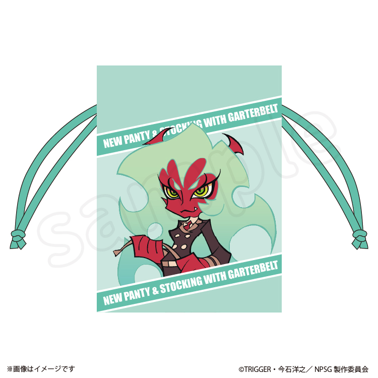 New PANTY & STOCKING with GARTERBELT 豆巾着 スキャンティ
