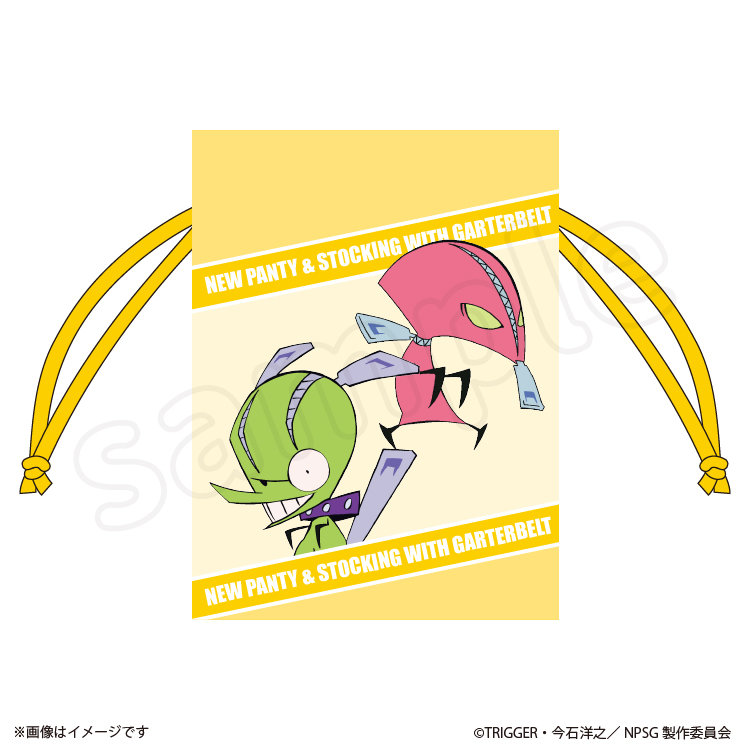 New PANTY & STOCKING with GARTERBELT 豆巾着 チャック＆ファスナー