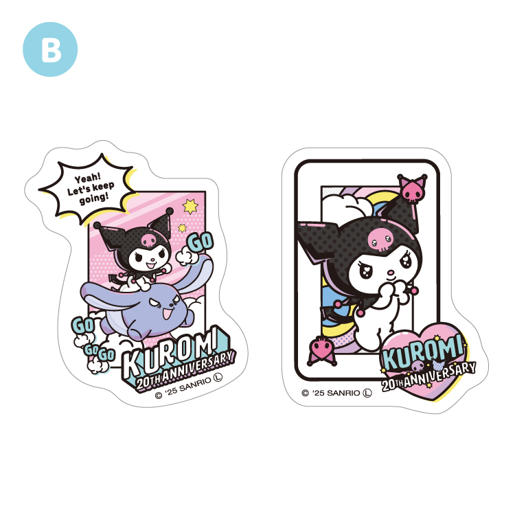 クロミ クロミワールド ステッカー2枚セットB