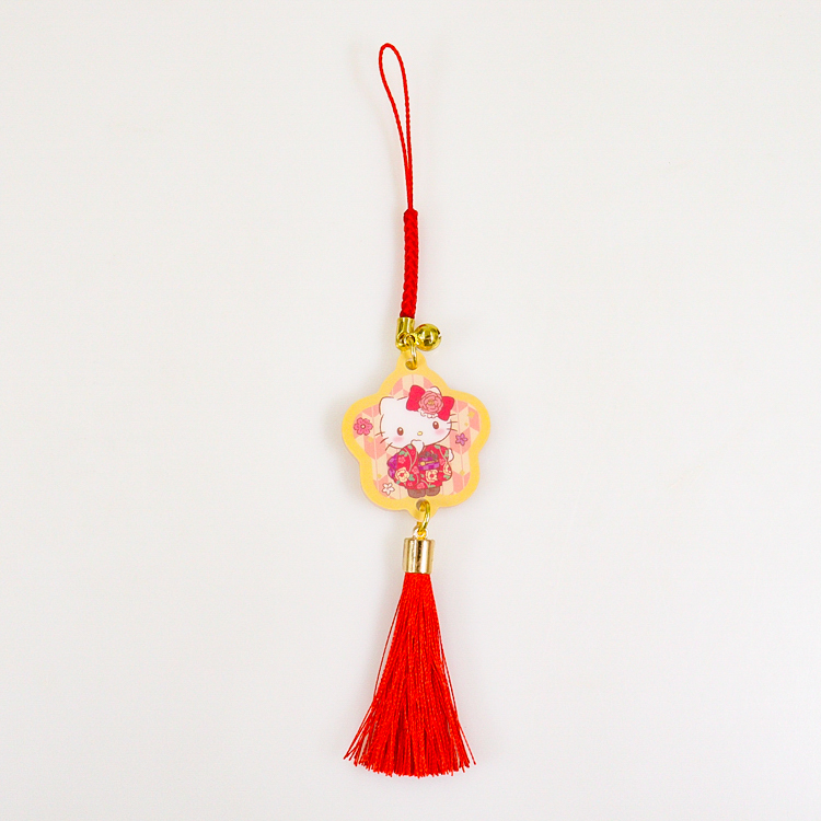 【予約販売】ハローキティ 和ごころロマン 根付けアクリルキーホルダー【2月中旬頃順次発送予定】