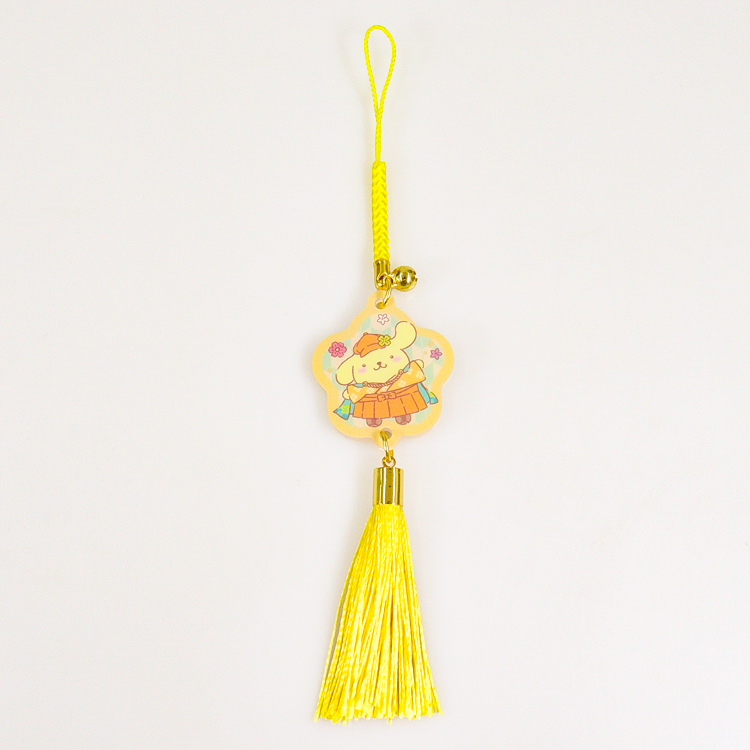 【予約販売】ポムポムプリン 和ごころロマン 根付けアクリルキーホルダー【2月中旬頃順次発送予定】