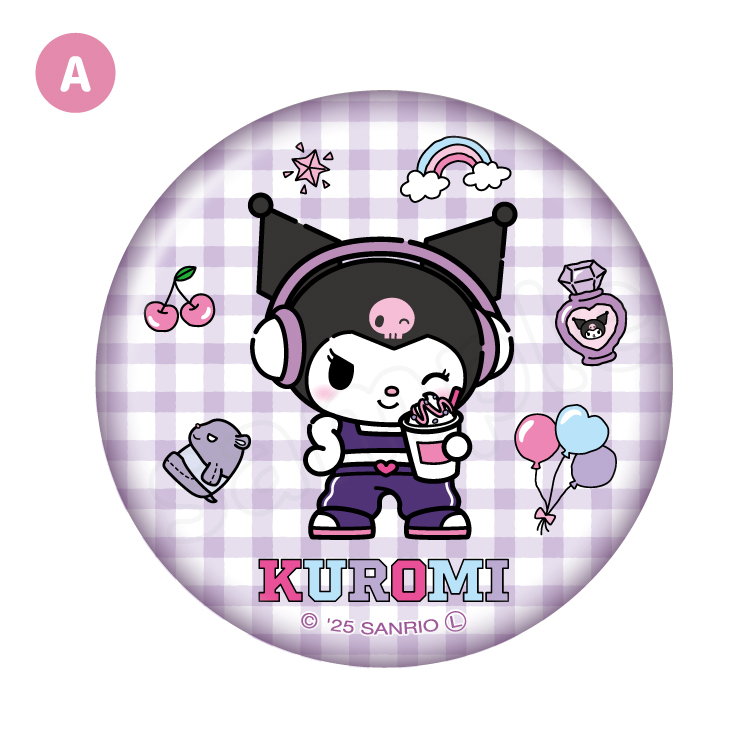 クロミ POP!POP! 缶バッジ｜むにゅぐるみパティオ公式サイト