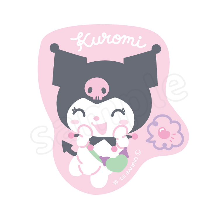 クロミ ハートフルエモーション ダイカットステッカー ハッピー