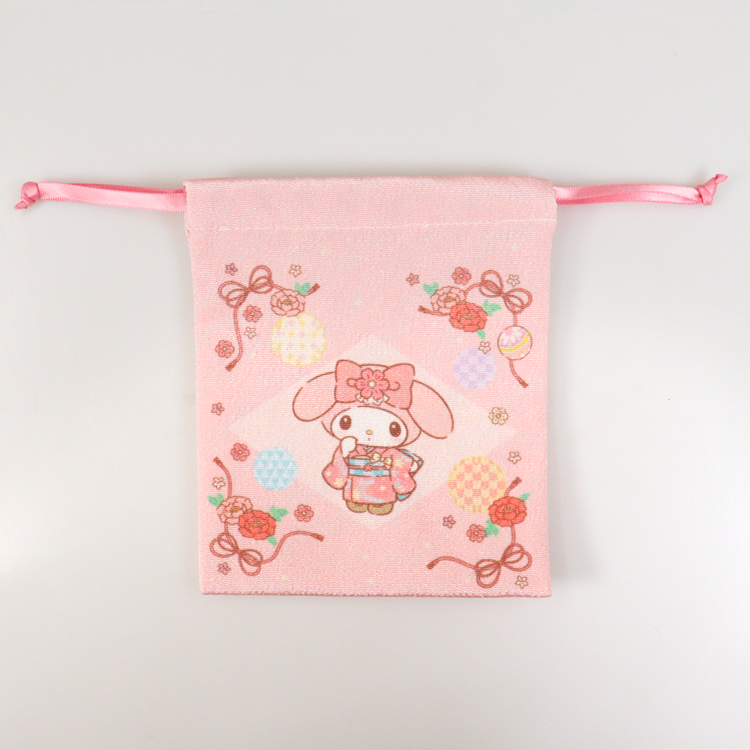 【予約販売】マイメロディ 和ごころロマン ちりめんミニ巾着【2月上旬頃順次発送予定】