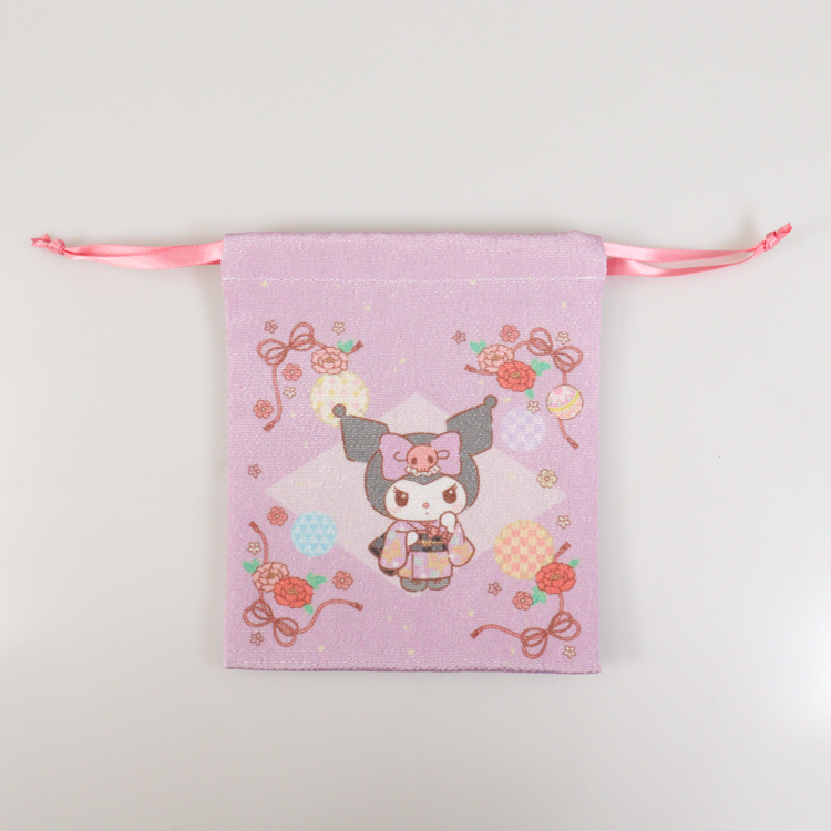 【予約販売】クロミ 和ごころロマン ちりめんミニ巾着【2月上旬頃順次発送予定】