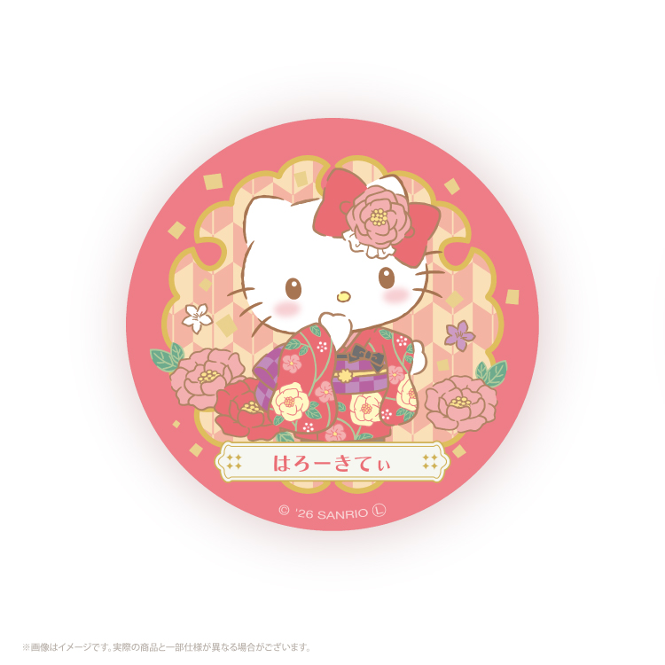 ハローキティ 缶バッジ｜むにゅぐるみパティオ公式サイト