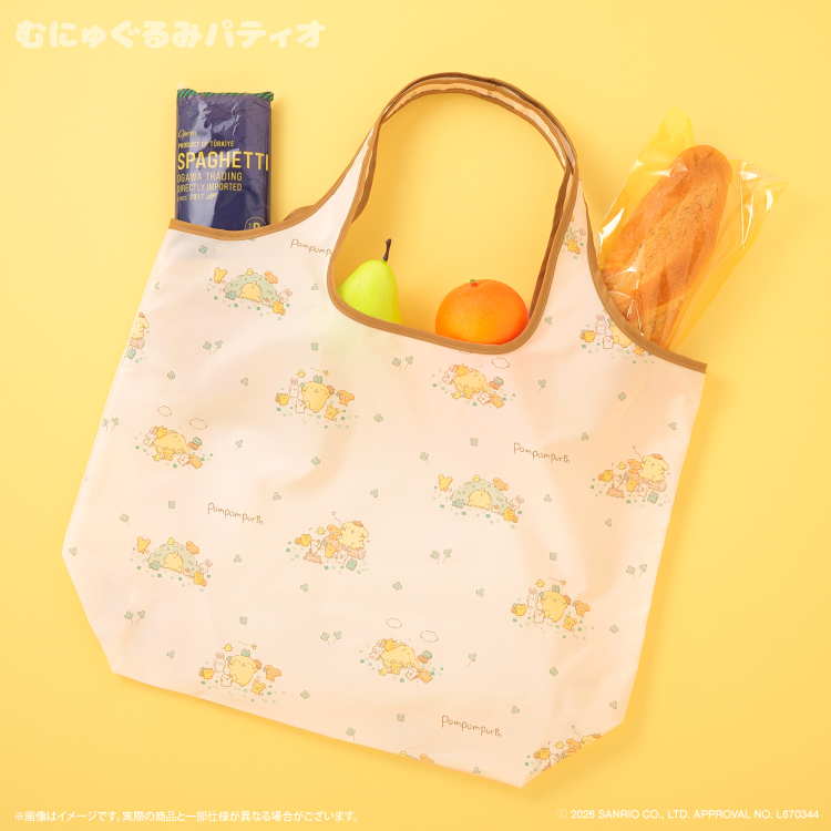 予約販売】ポムポムプリン ほのぼのピクニック エコバッグ【7月末頃