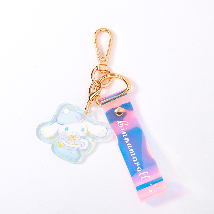 【予約販売】シナモロール Snow Fantasy2 ストラップ付きアクリルキーホルダー【2月中旬頃順次発送予定】