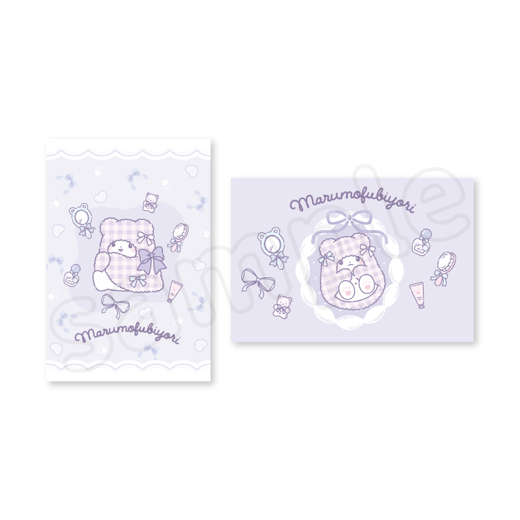 【予約販売】まるもふびより るんるんリボン ポストカードセット【2月中旬頃順次発送予定】