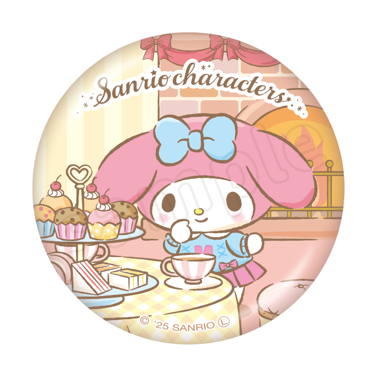 マイメロディ ほっこりニット 缶バッジ