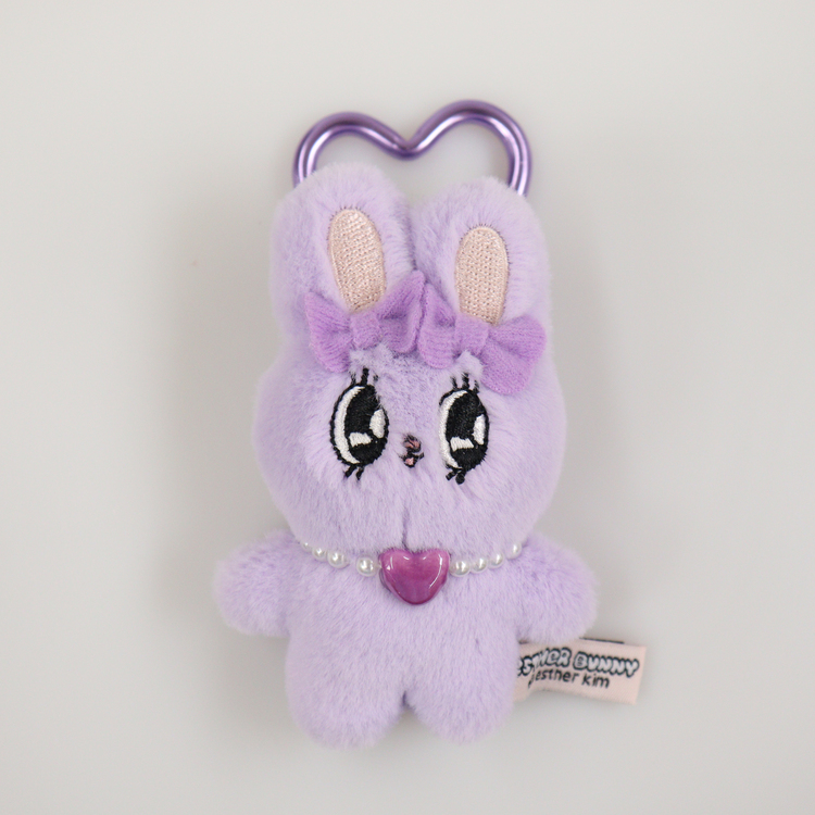 Esther Bunny ミニミニマスコット ハートネックレス｜むにゅぐるみ