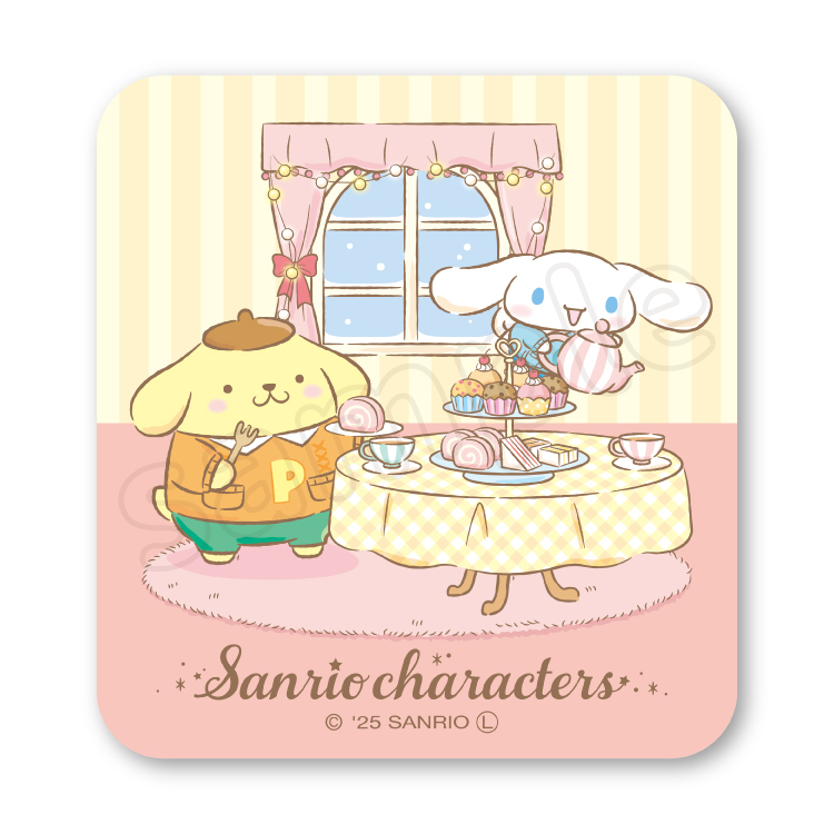 シナモロール ポムポムプリン ほっこりニット ステッカー