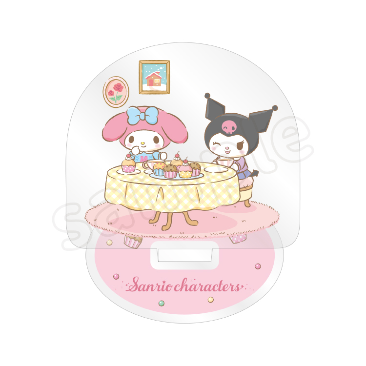 マイメロディ クロミ ほっこりニット アクリルスタンド