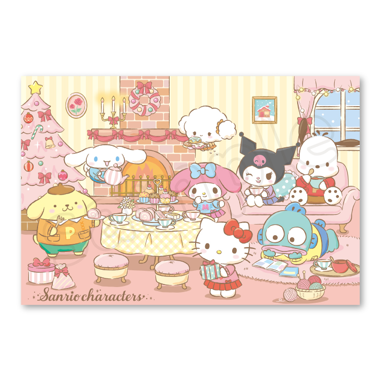 サンリオキャラクターズ ほっこりニット ポストカード