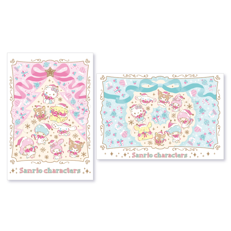 【予約販売】サンリオキャラクターズ ホワイトホリデイ ポストカード2枚セット【12月中旬頃順次発送予定】