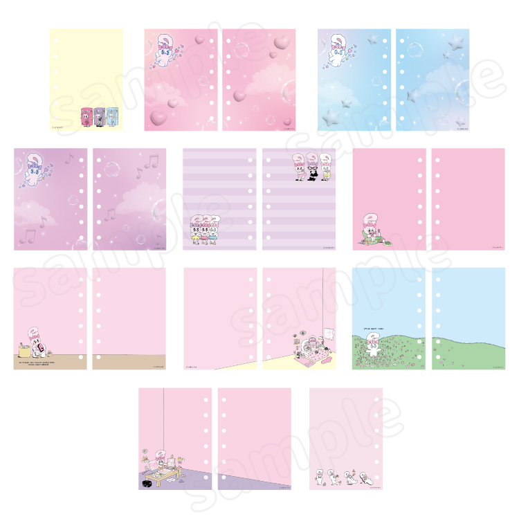 Esther Bunny シール帳｜むにゅぐるみパティオ公式サイト