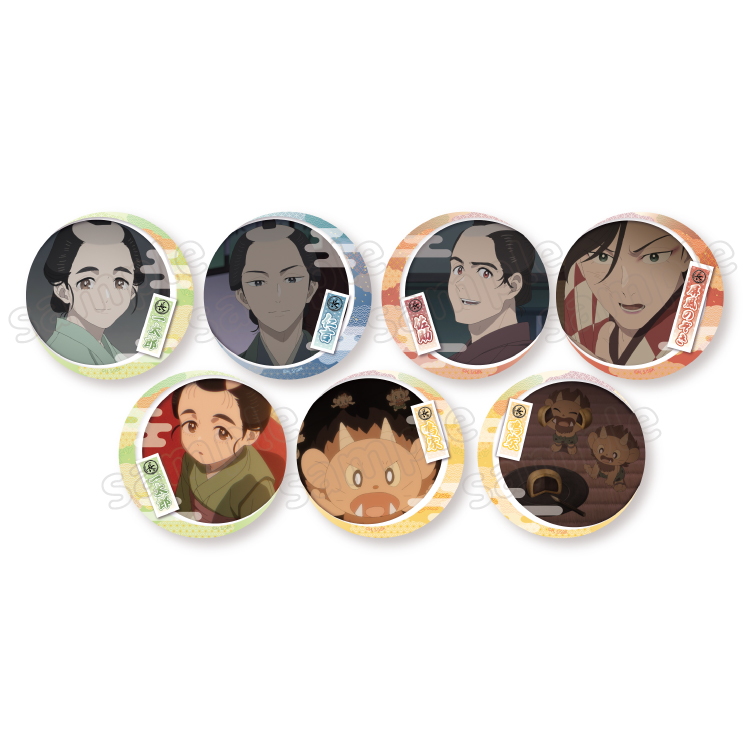 しゃばけ トレーディング場面写缶バッジ(全7種)｜むにゅぐるみパティオ