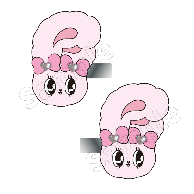 【新品・未開封】バムグッ ヘアクリップ 缶バッチ アクキー5点セット Esther Bunny ぷっくりヘアクリップ2｜むにゅぐるみパティオ公式サイト