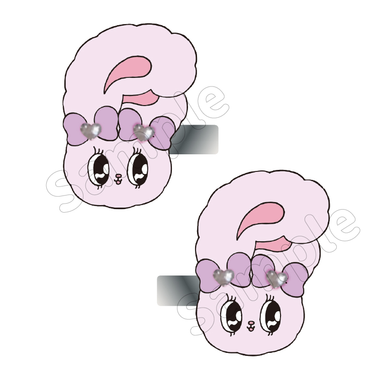 Esther Bunny ぷっくりヘアクリップ2｜むにゅぐるみパティオ公式サイト