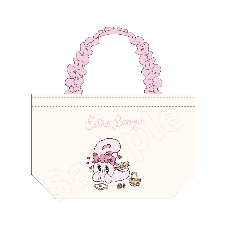 Esther Bunny ランチバッグ 寝そべり｜むにゅぐるみパティオ公式サイト
