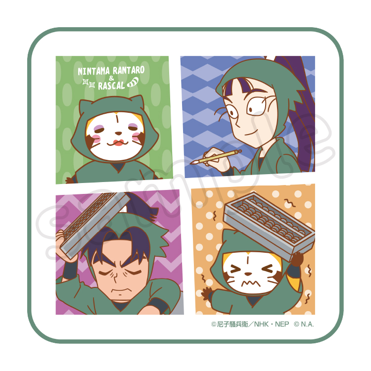 予約販売】忍たま乱太郎とラスカル ハンドタオル【7月末頃順次発送予定