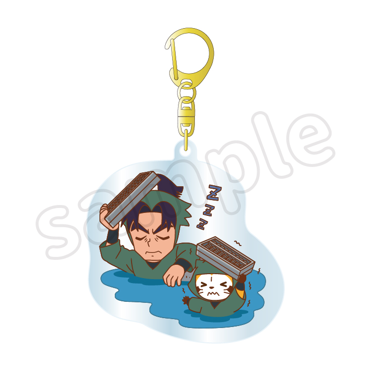 予約販売】忍たま乱太郎とラスカル とぅるるんアクリルキーホルダー【7
