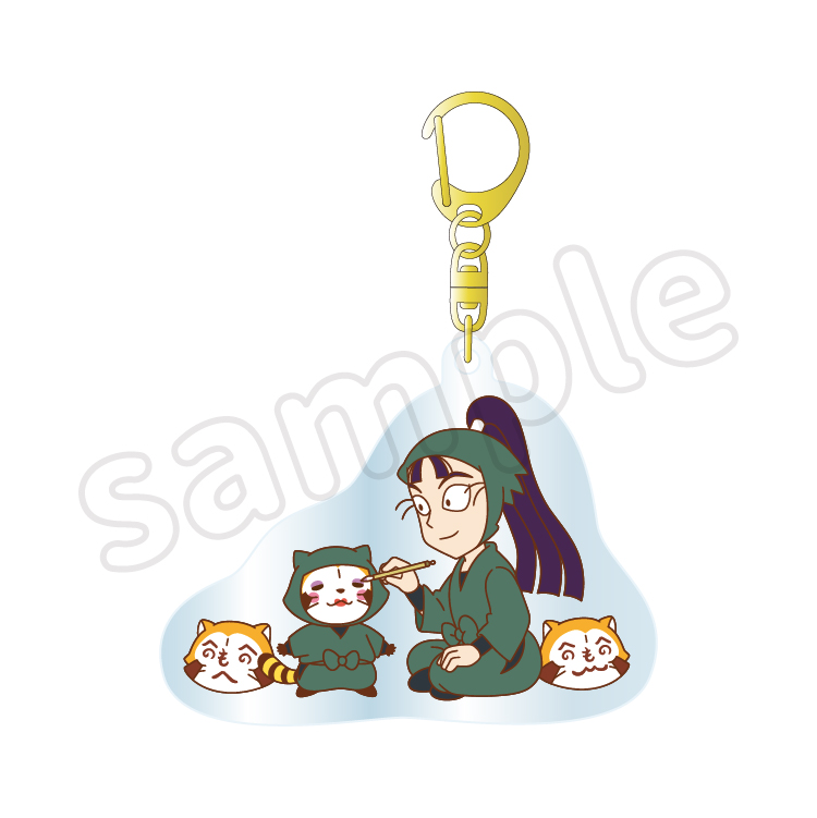 予約販売】忍たま乱太郎とラスカル とぅるるんアクリルキーホルダー【7