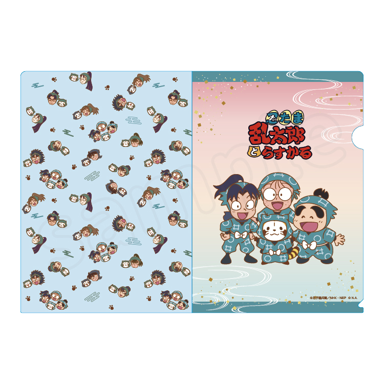 予約販売】忍たま乱太郎とラスカル クリアファイル【7月末頃順次発送