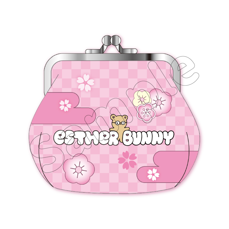 Esther Bunny 和柄シリーズ がま口ポーチ｜むにゅぐるみパティオ公式サイト