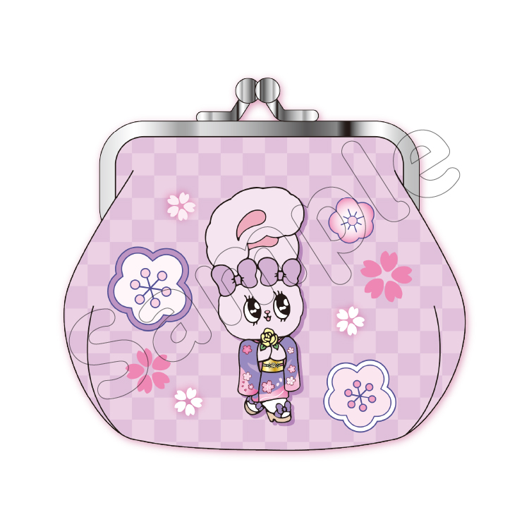 Esther Bunny 和柄シリーズ がま口ポーチ｜むにゅぐるみパティオ公式サイト