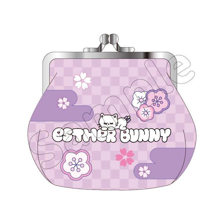 Esther Bunny 和柄シリーズ がま口ポーチ｜むにゅぐるみパティオ公式サイト