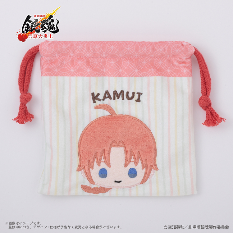 予約販売】新劇場版 銀魂 -吉原大炎上- アップリケ巾着【5月下旬頃順次