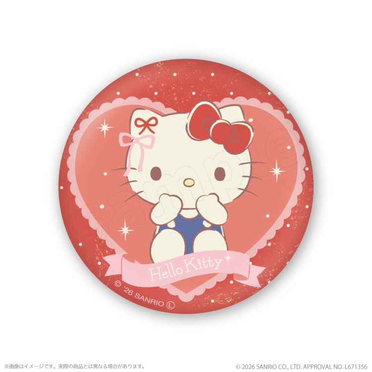サンリオキャラクターズ レトロケーキ 缶バッジ｜むにゅぐるみパティオ