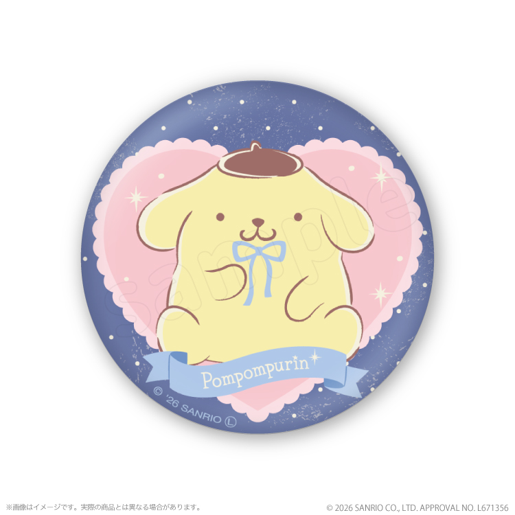 サンリオキャラクターズ レトロケーキ 缶バッジ｜むにゅぐるみパティオ