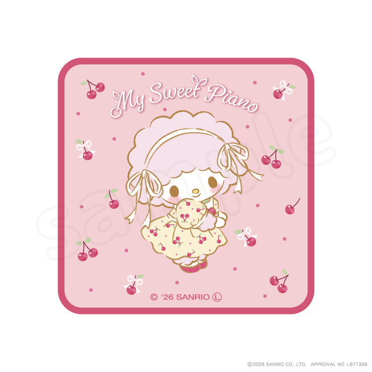 予約販売】マイスウィートピアノ Cherry bonbon ハンドタオル【11月