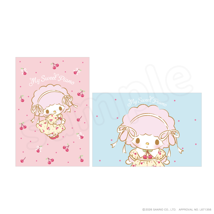 予約販売】マイスウィートピアノ Cherry bonbon ポストカード2枚セット