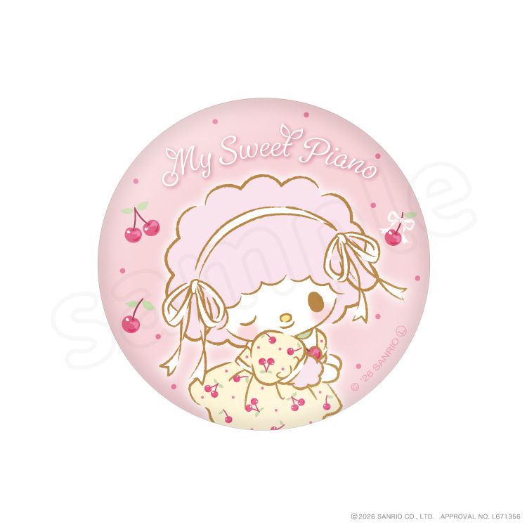 予約販売】マイスウィートピアノ Cherry bonbon 缶バッジ【11月中旬頃