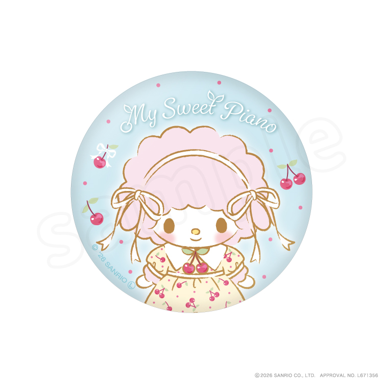 予約販売】マイスウィートピアノ Cherry bonbon 缶バッジ【11月中旬頃