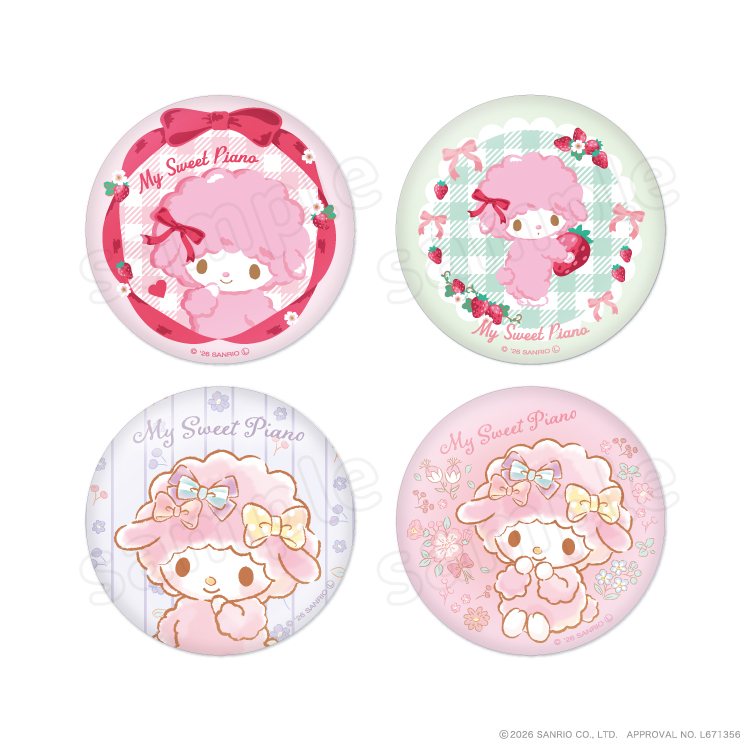 予約販売】マイスウィートピアノ トレーディング缶バッジ(全4種)【11月