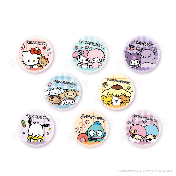 予約販売】ポムポムプリン マジカルプリン トレーディング缶バッジ(全6