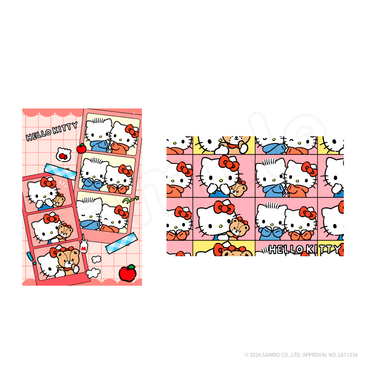 サンリオポストカード 予約販売】サンリオキャラクターズ 連続写真 ポストカードセット（2枚