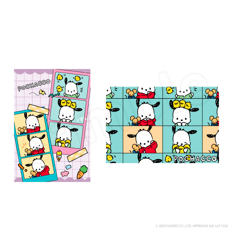 予約販売】サンリオキャラクターズ 連続写真 ポストカードセット（2枚