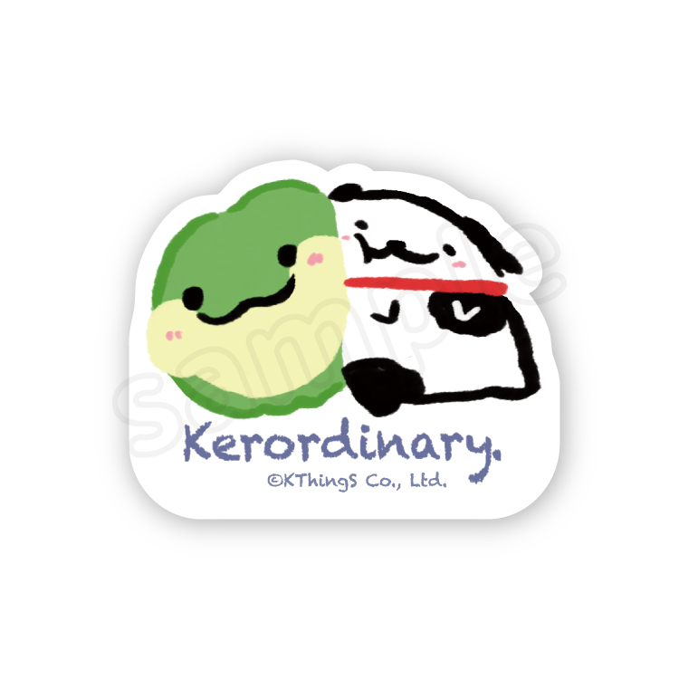 Kerordinary:) ダイカットステッカー｜むにゅぐるみパティオ公式サイト